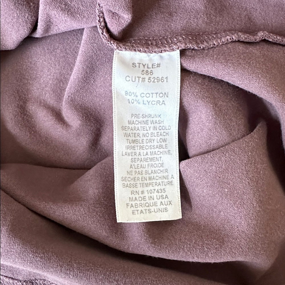 Women’s HardTail athletic tank top with a shelf bra size small mauve - Picture 4 of 5